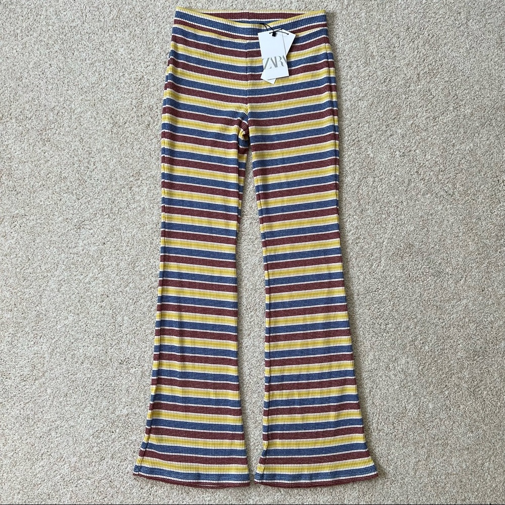 Zara Textured Rib Pants - Picture 5 of 9